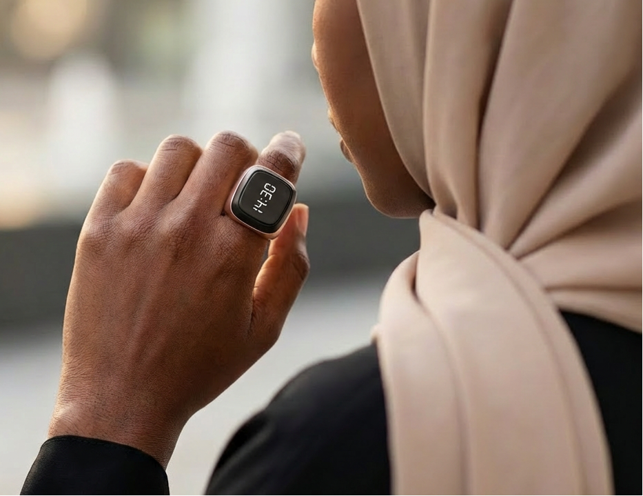Zikr Ring - Bague de prière connectée