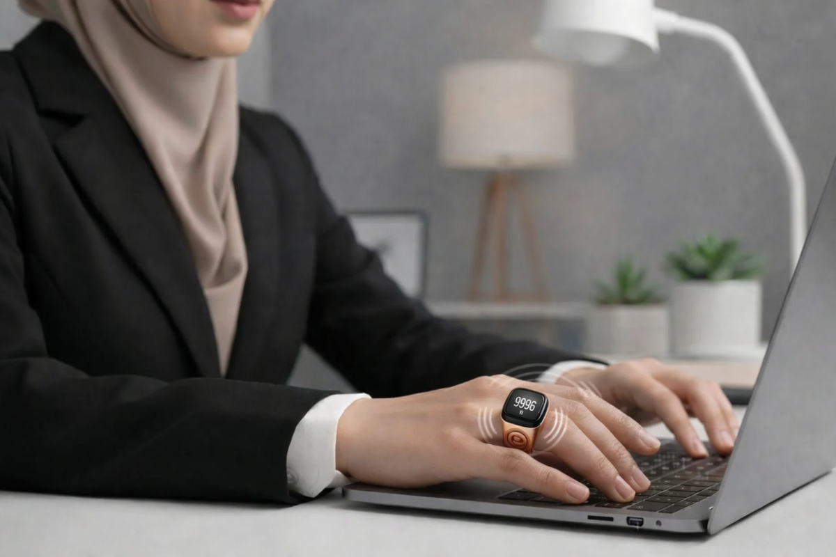 Zikr Ring - Bague de prière connectée